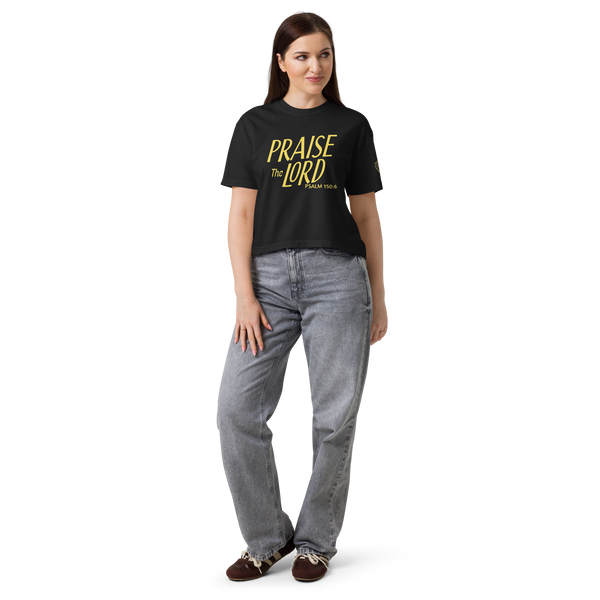 Womens’s boxy tee - “Praise The Lord”